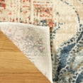thumbnail image 4 of Superior Bohemian Distressed Floral Medallion Indoor Runner Rug, Blue, 2'7" x 8', 4 of 9