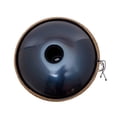 thumbnail image 3 of Tambor de percusión 10 notas Handpan Hand Pan Hand Drum Instrumento de percusión Regalo musical con tambor Paño de limpieza Paño de metal Soporte Bolsa Meterk  Tambor de percusión, 3 of 6
