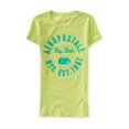 thumbnail image 1 of Camiseta gráfica Aeropostale para mujer Fuzzy Aero verde pequeña, 1 of 1