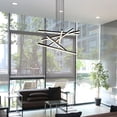 thumbnail image 4 of VONN Sirius 32" ETL Certified Integrated LED Aluminum and Acrylic Pendant Black, 4 of 14