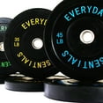 thumbnail image 3 of BalanceFrom Color Coded Olympic Bumper Plate Weight Plate with Steel Hub, 260 lbs., 3 of 9