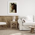 thumbnail image 3 of Stupell Industries Rustic Lodge Beautiful Brown Horse Portrait White Framed Print Under Glass, 17 x 23, by Petals Prints Design, 3 of 8