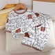 thumbnail image 2 of Odeerbi 18M-9 Años Niños Niñas Pijama de Verano de Algodón de Manga Larga Conjunto de Pantalones Suaves Con Estampado de Osos Juegos de Pijama de Dos Piezas, 2 of 4