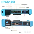 thumbnail image 2 of CCTV Tester IPC-5200C Plus 8MP IP CVI TVI AHD Analog 5 IN 1 VGA &amp 4K HD Input HD IP Camera Tester 5.0inch IPS Touch ,Video Surveillance Testing, 2 of 6