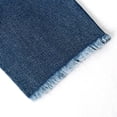 thumbnail image 7 of KIDSCOOL Girls Embroidered Jeans,4-15T Ribbed Elastic Waist Denim Pants,Blue,7-8 Years, 7 of 7