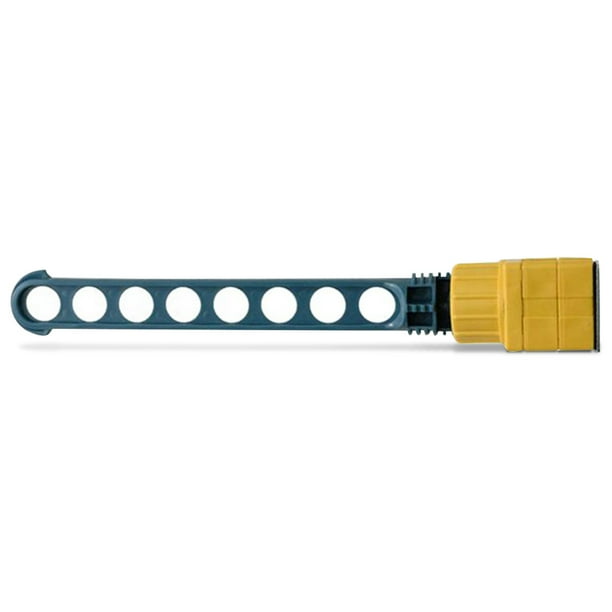 sweethay Accesorios para tendedero de ropa, accesorios compactos para el hogar, Hotel, balcón, lavandería, colgador seco de 8 agujeros, estantes para Almacenamiento y organización del hogar Azul sweethay HA007574-03