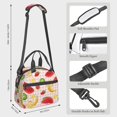 thumbnail image 4 of DouZhe Lunch Bags for Women and Men, Colorful Banana Strawberry Fruit Slice Prints Reusable Portable Insulated Cooler Waterproof Lunch Tote Bag for Travel Work Picnic, 4 of 7