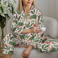 thumbnail image 6 of Daiia Armadillo for Women's Long-Sleeved Pajama Set – Soft & Comfortable Sleepwear Button-Up Pajamas Cozy Lounge Wear-Medium, 6 of 7