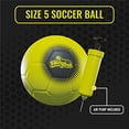 thumbnail image 3 of Mookie MK7212 Swingball de Football Réflexe&44; Rouge & Jaune, 3 of 6