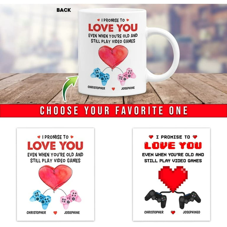 His & Hers Coffee Mug Set for Wedding, Anniversary 15 ounce w/ lid —  Griffco Supply