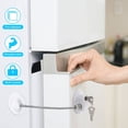 thumbnail image 4 of Gseagtia 2-piece refrigerator door lock, file drawer lock, freezer door lock, and child safety cabinet lock, 4 of 6