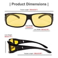 thumbnail image 4 of Gafas de conducción nocturna FEISEDY B2593 con lente amarilla polarizada, 4 of 6
