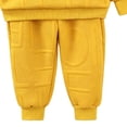 thumbnail image 4 of LEKWK Boys Girls 2 Piece Tracksuit Set Long Sleeve Textured Sweatshirt Matching Jogger Sweatpants Kids Embossed Letter Sweatsuits Fall Workout Gym Activewear, 4 of 4