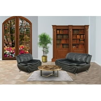 Ainehome Furniture Faux Leather Living Room Set - LOVESEAT & CHAIR (Set of 2)