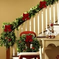 thumbnail image 4 of BAOPAI Red Polyester Christmas Tree Bows Decorations Assorted Sizes For Home Holiday Festive Decor Durables Shape, 4 of 6