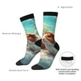 thumbnail image 4 of Balery Cloud Guinea Pig Pattern Crew Socks Unisex– Soft & Breathable Socks for Men & Women, One-Size Fits Most (US 5-11), Comfortable & Durable for Daily Wear, 4 of 6