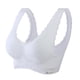 thumbnail image 1 of Minnieouse Sujetador sin costuras sexy y de apoyo para mujeres que quieren comodidad y estilo Push Up Bra Bra Push Up Sujetador deportivo Ropa Ropa interior Blanco, 1 L, 1 of 6