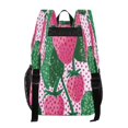 thumbnail image 3 of Large Clear PVC Backpack Heavy Duty See Through Backpack for Adults Work Travel, Pink-strawberry Print Printed 12L, 3 of 8