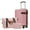 Pink, variant on Luggage Sets 3 Piece Lightweight Hardside Rugged Travel Suitcase with Wheels, 22” x 14” x 9” Airline Approved, TSA Lock, Blue