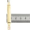 thumbnail image 5 of 14K Tri-Color Gold Diamond Cut Valentino Link 8mm ID Statement Bracelet 8", 5 of 7