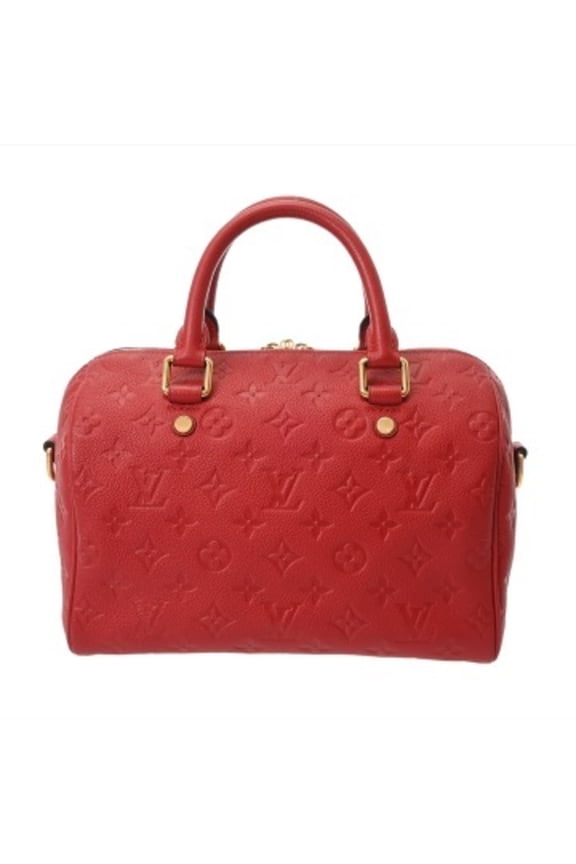 Pre-Owned LOUIS VUITTON Louis Vuitton Monogram Empreinte Speedy Bandoulire 25 Cerise M42399...