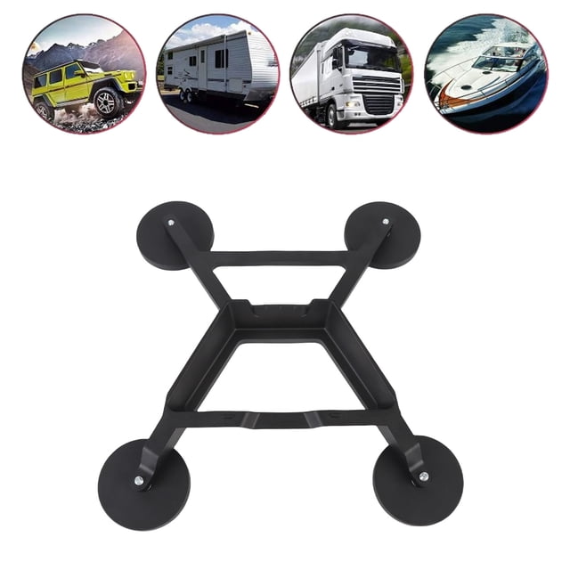 Support de Toit Magnétique pour Voiture, Alliage d'Aluminium, Capacité de 178lbs, Installation Simple, Design Aérodynamique, Réception Idéale, Compatible avec Camping-Cars, Remorques, Véhicules de Camping