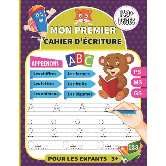 Mon Premier Cahier d'écriture: Cahier d'écriture Maternelles PS MS GS, Apprenez à votre Enfant l'écriture des Lettres de, (Paperback)