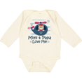 thumbnail image 3 of Inktastic Mimi and Papa Love Me Boys Boys Long Sleeve Baby Bodysuit, 3 of 5