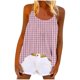 thumbnail image 2 of Puntoco Camisolas ajustadas para mujer, blusas casuales sin mangas con cuello redondo y estampado a la moda para mujer, 2 of 5