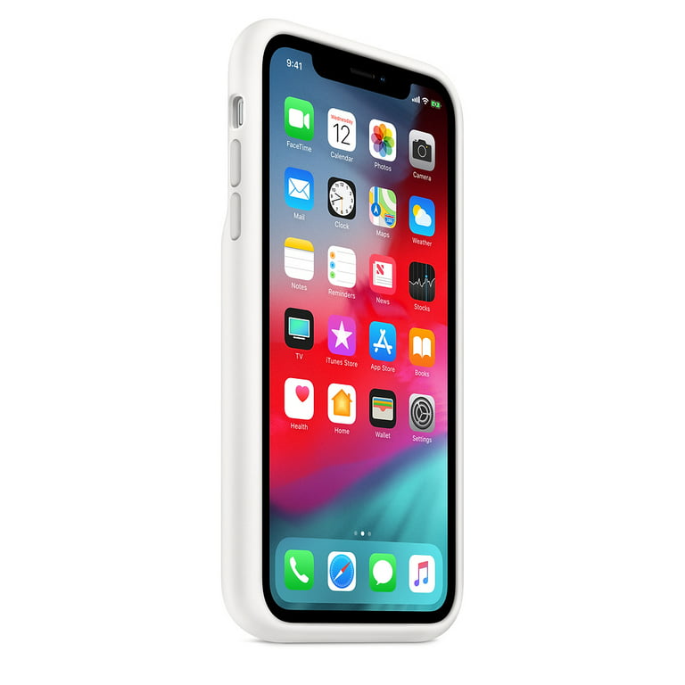 Apple iphone xr smart white funda batería