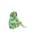 thumbnail image 3 of Oversized Wearable Blanket Hoodie For Adult Kids - Big Hooded Sherpa Junior Sweatshirt With Front Pocket, 3 of 5