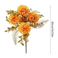 thumbnail image 3 of Mrzvby Fall Decoration and Home Decor,Thanksgiving Simulated Dahlias Individual Bouquet Plastic Simulated Chrysanthemum Thanksgiving Table Vase Flower Arrangement Decoration, 3 of 6