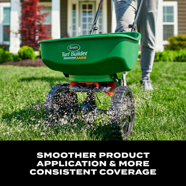 Scotts Turf Builder EdgeGuard Mini Broadcast Spreader for Seed