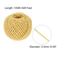 thumbnail image 2 of Unique Bargains 328 Feet 2.5mm Garden Twine, Jute Rope, Jute Twine String Cords Yellow, 2 of 6