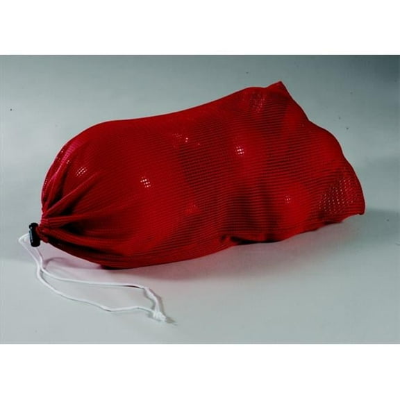 Heavy Duty Light-Weight Mesh Storage Bag - 24 x 36 In. - Red