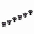 thumbnail image 2 of Kit de cuchara y cepillo para cápsulas de café reutilizables para cafeteras KEURIG 2.0 y 1.0 (6 unidades), color negro, 2 of 14