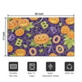 thumbnail image 5 of Happy Halloween Front Door Mat Anti Slip Pumpkin Spooky Welcome Mat Friendly the Indoor Door Mat/Outdoor Crystal Velvet 30x17 Inches, 5 of 7