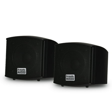 2.5 Inch Polypropylene Full Range Woofer Speakers - Black - PAIR