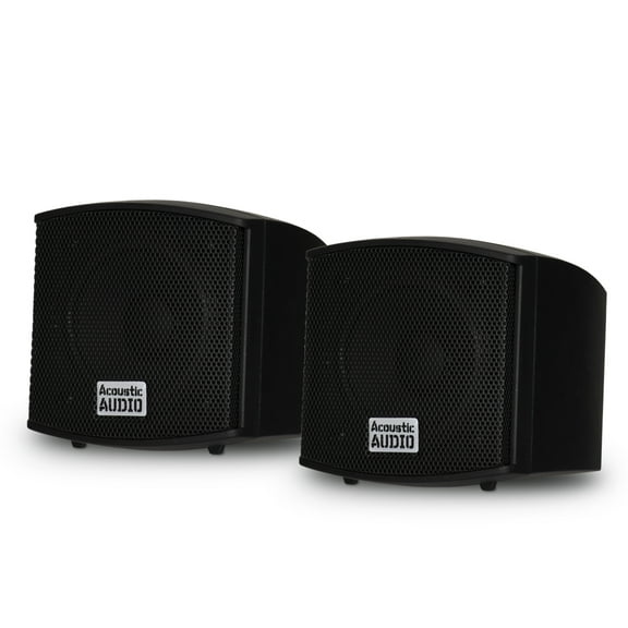 2.5 Inch Polypropylene Full Range Woofer Speakers - Black - PAIR