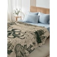 thumbnail image 4 of Medieval Octopus King Size Flat Sheet, Wrinkleproof & Fadeproof Cooling Flat Bed Sheet Only, Vintage Nautical Boat Retro Map Breathable Soft Bedding Top Sheets 105 x 98 Inches, 4 of 8