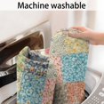 thumbnail image 5 of Pioneer Flower Floral Print Pattern Bathroom Rugs Mat, Non Slip Microfiber Bathroom Rug with Rubber Backing, Soft Mats for Bathroom Floor Tub Shower, 17"x47", 5 of 5