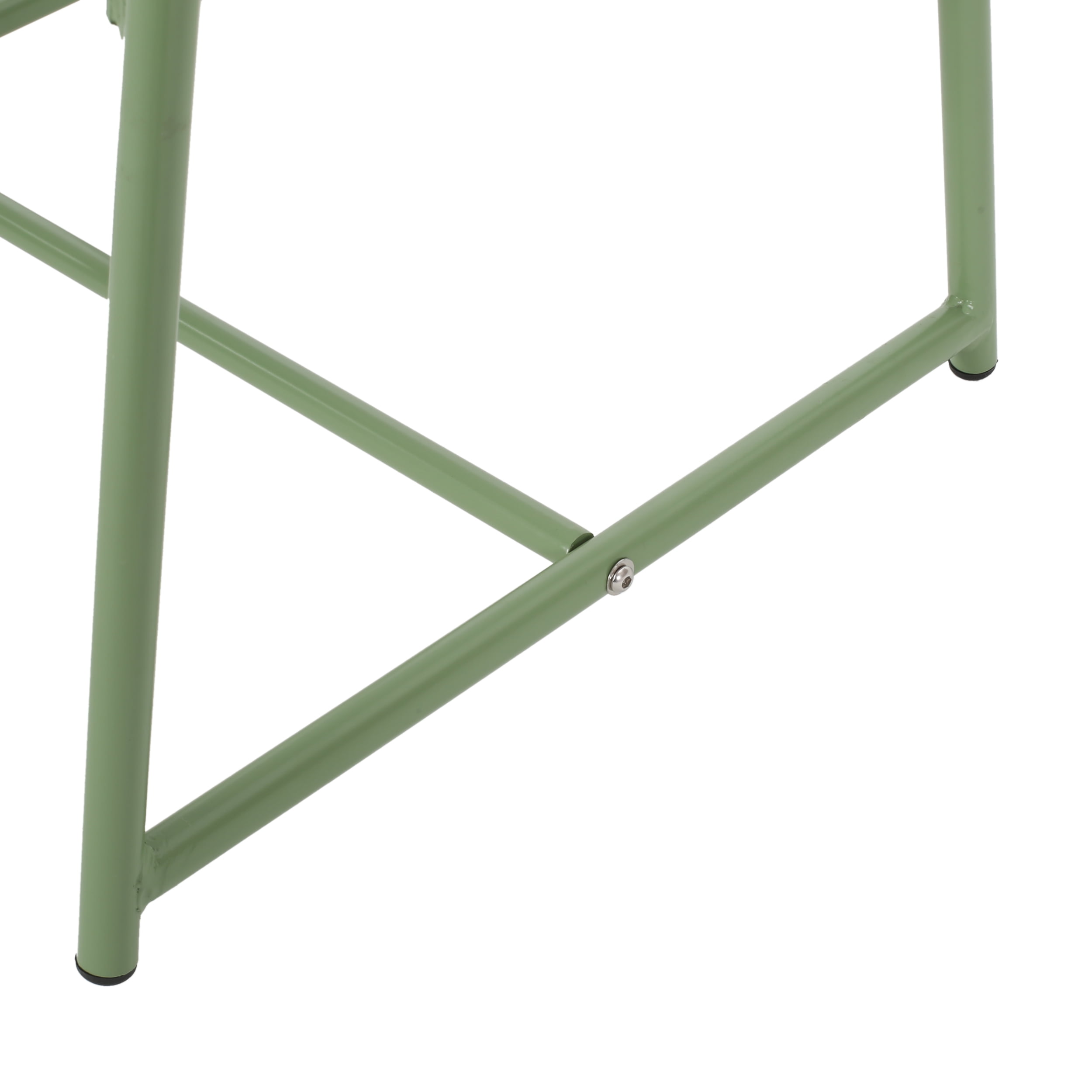 Sajan Outdoor Modern 2 Seater Chat Set, Matte Green