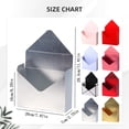 thumbnail image 3 of Shiogb Valentine Envelope Boxes，Bouquet Gift Box, Bouquet Envelope-Style Folding Handled Box, Perfect for Occasions Like Valentine's Day, Proposals, Weddings, Birthdays, B, 3 of 4