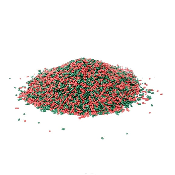 Candy Retailer Christmas Mix Red & Green Cupcake Sprinkles 4oz
