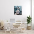 thumbnail image 2 of Flower Crown Swan Lake Ripples Animals & Insects Graphic Art Gallery Wrapped Canvas Print Wall Art, 2 of 7