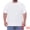 White, variant on DARING DIVA Men's 100% Cotton Short Sleeves T-Shirt XL Black