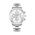 thumbnail image 4 of NovaStitch Luxury Watches for Men Alloy Band Chronograph Watch with Multifunction 3 Eye 6 Hands Dial, Analog Quartz Business Men'S Wrist Watches, Classic Dress Watch Reloj Swatch Para Hombre, 4 of 5
