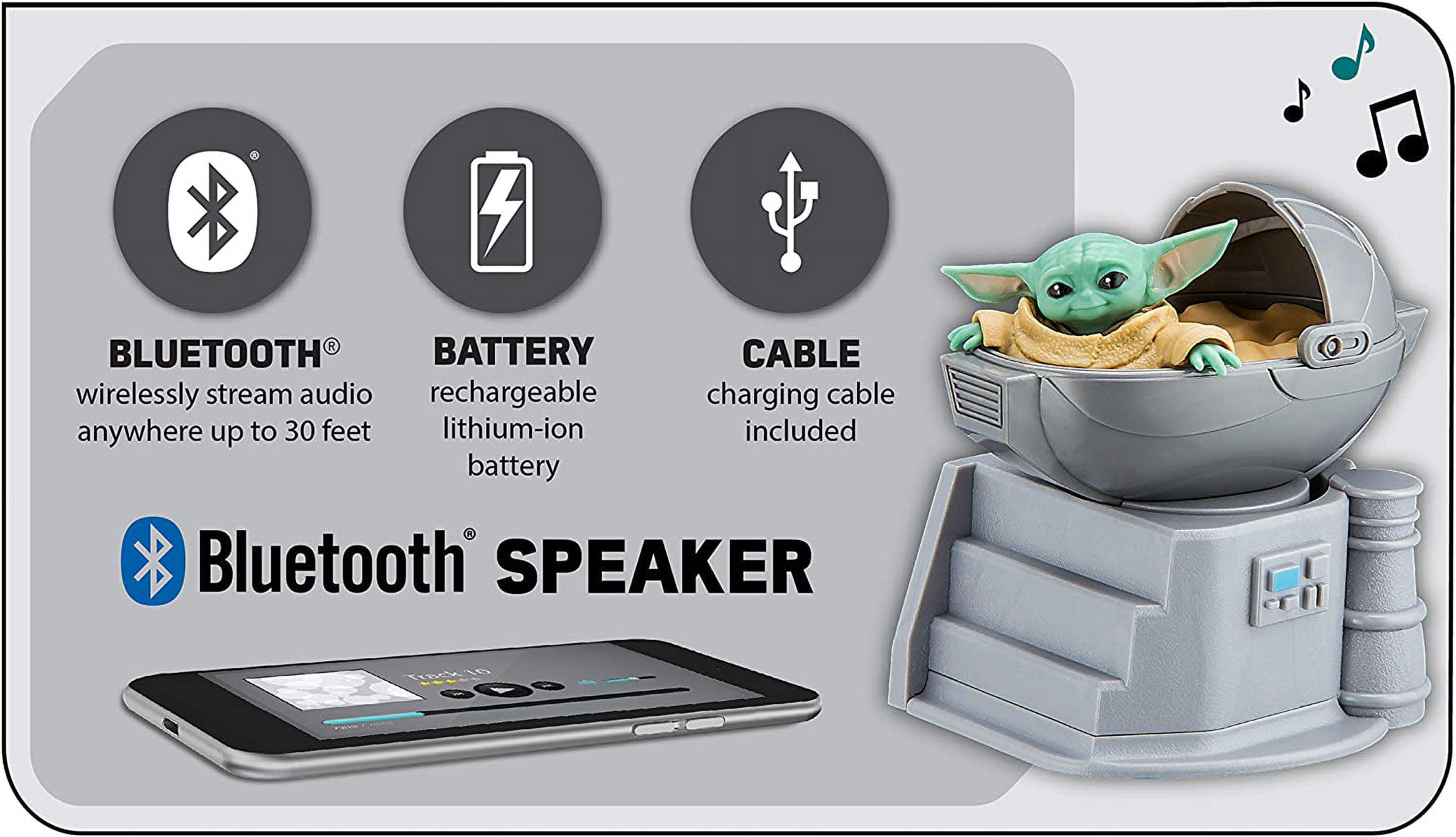 Star Wars Mandalorian The Child Bluetooth Speaker - image 4 of 8