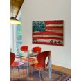 thumbnail image 6 of Marmont Hill "Peace Flag" by Tori Campisi Painting Print on Natural Pine Wood, 6 of 7