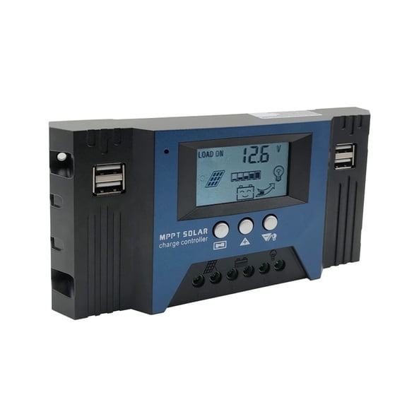 100A MPPT Solar Char Controller 12/24V Auto Solar Panel Controller Battery Intellint Regulator With 4 USB Output